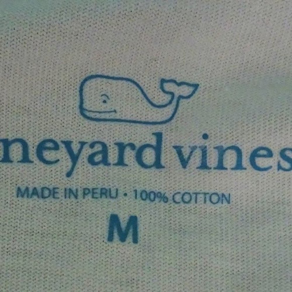 Vineyard Vines White L/S Shirt Medium - Picture 4 of 6